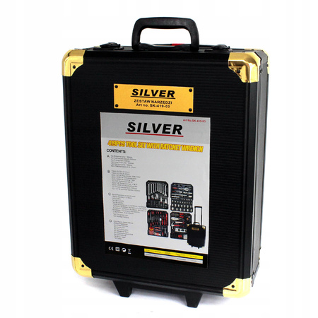 ZESTAW NARZĘDZI KLUCZY 419 EL WALIZKA NARZĘDZIOWA