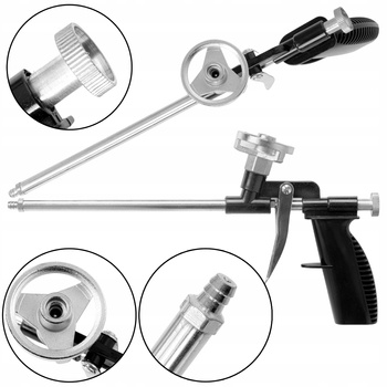 PISTOLET DO PIANKI MONTAŻOWEJ PIANY METALOWY MF