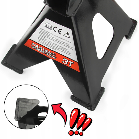 PODSTAWKI PODPORY 3TONY KOBYŁKI 3T POD SAMOCHÓD