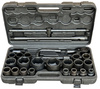 ZESTAW KLUCZE NASADOWE NASADKI UDAROWE 3/4" 1" 26EL TIR 17-65mm PRZEDŁUŻKI
