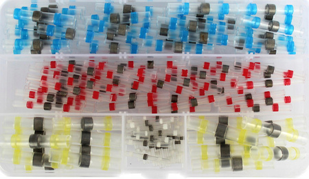 ZESTAW RUREK RURKI TERMOKURCZLIWE KOLOROWE 120szt.