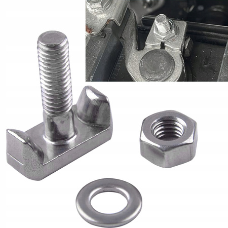 Śruba klemy akumulatora T-bolt M6 VW Audi BMW MINI Volvo Skoda Seat 22 mm