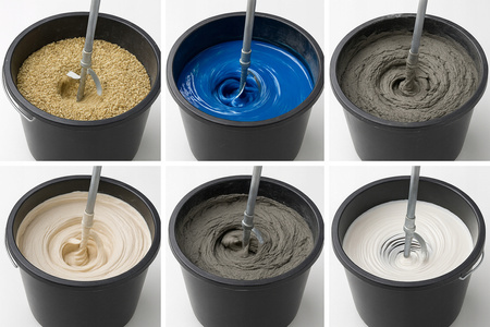 MIESZADŁO DO KLEJU BETONU ZAPRAW FARB ELEKTRYCZNE 2X MIESZALNIK MIESZARKA