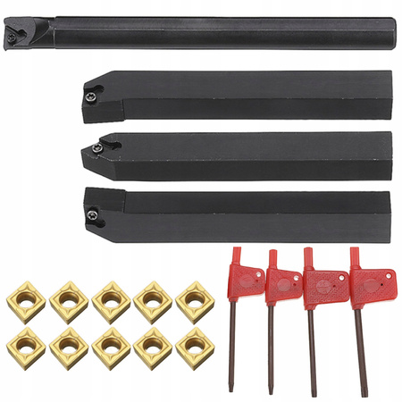 ZESTAW NOŻY TOKARKISCH SKŁADANYCH NÓŻ TOKARSKI TOKARSKIE 12x12mm 18el