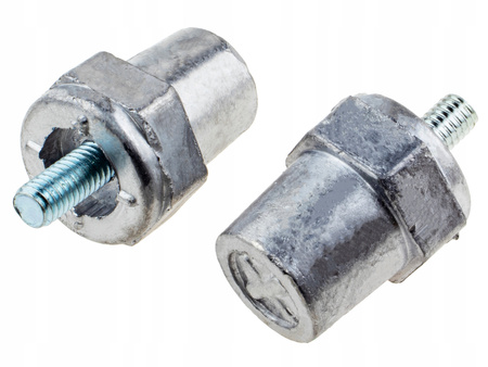 ŚRUBA DO AKUMULATOR SŁUPEK KLEMA ADAPTER M6 ZESTAW 2 SZTUKI