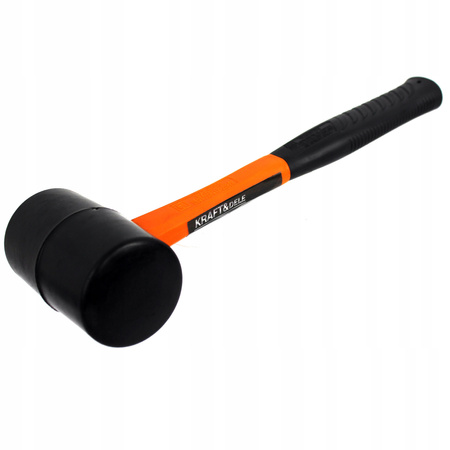 MŁOTEK GUMOWY Z RĄCZKĄ FIBERGLASS 350g /12 Oz