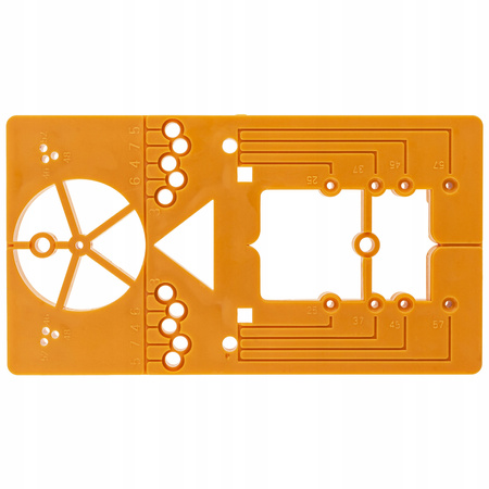 ZESTAW FREZ DO ZAWIASÓW PUSZKOWYCH 35 Z PROWADNICĄ SZABLON