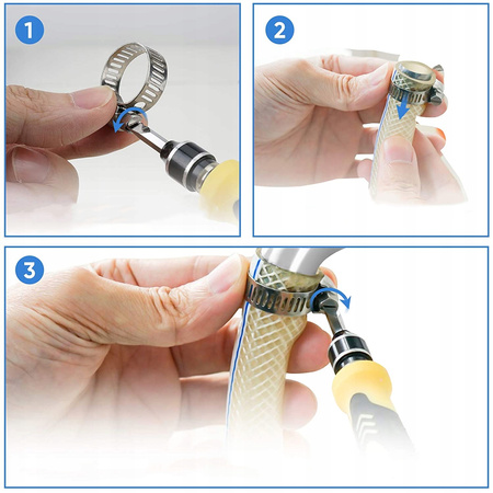 OPASKI ŚLIMAKOWE ZACISKOWE CYBANTY 26 szt 16-40mm