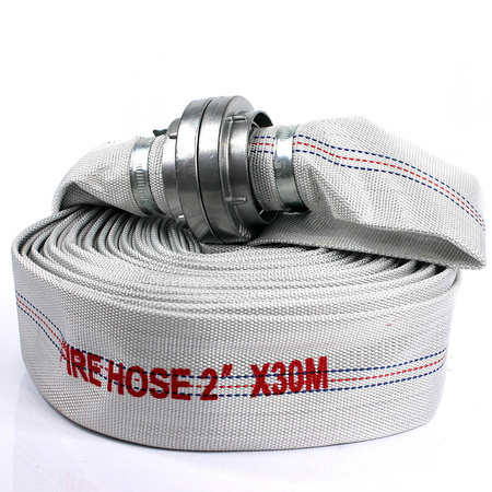 WĄŻ STRAŻACKI DO SZAMBA BRUDNEJ WODY 52 mm 2 cale 30m + SZYBKOZŁĄCZA