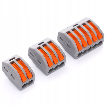 ZESTAW SZYBKOZŁĄCZKA NA DRUT LINĘ LINKA 60 SZTUK