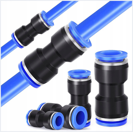 ZESTAW SZYBKOZŁĄCZEK PNEUMATYCZNYCH SZYBKOZŁĄCZKA 4-16 mm 40 szt