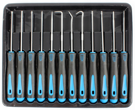 ZESTAW HACZYKI DO ORINGÓW WKRĘTAKI PRECYZYJNE 12el