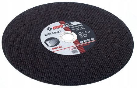 TARCZA DO CIĘCIA METALU 350x32x3,5 MARPOL