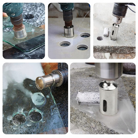 OTWORNICE DIAMENTOWE GRES PŁYTKI SZKŁO 5-68mm