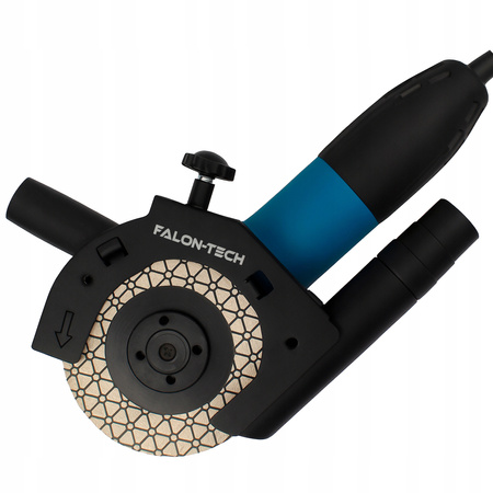 OSŁONA TARCZY SZLIFIERKI KĄTOWEJ PRZECIWPYŁOWA DO USUWANIA PYŁU 115-125 mm