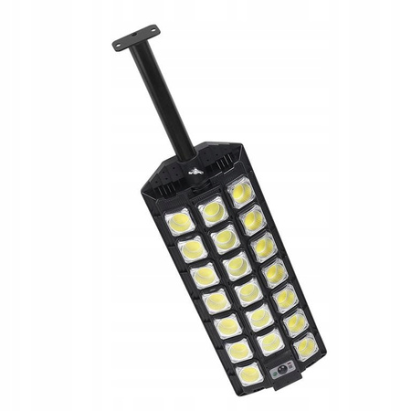 MOCNA LAMPA SOLARNA LED Z CZUJNIKIEM RUCHU ZMIERZCHU OGRODOWA ULICZNA PILOT
