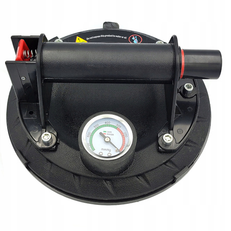 UCHWYT PRZYSSAWKA PRÓŻNIOWA Z POMPKĄ DO PRZENOSZENIA SZYB PŁYTEK GLAZURY