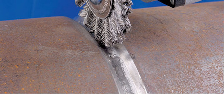 SZCZOTKA DRUCIANA BOCZNA 115mm M14 DRUT SKRĘCANY