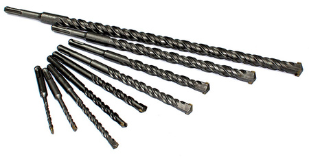 WIERTŁA S4 I DŁUTA DO BETONU SDS PLUS ZESTAW 12el.