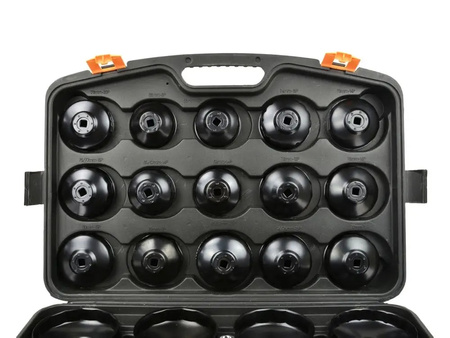 ZESTAW KLUCZE DO FILTRA OLEJU 30 EL + PAZURKOWY