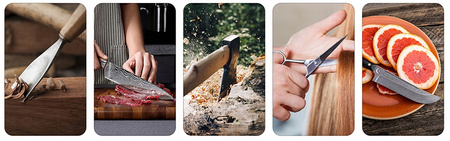 OSTRZAŁKA DO NOŻY KAMIEŃ WODNY OSEŁKA STALKA DO OSTRZENIA NOŻY KORUND