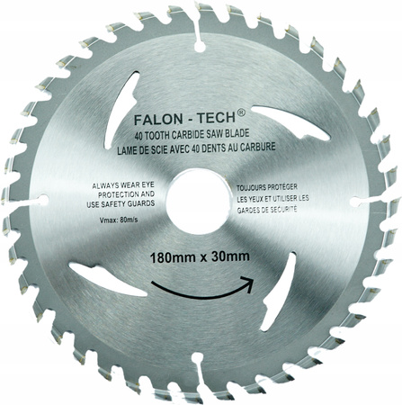 TARCZA PIŁA DO DREWNA WIDIA FT 180 x 30 T40