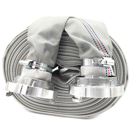WĄŻ STRAŻACKI DO SZAMBA BRUDNEJ WODY 52 mm 2 cale 30m + SZYBKOZŁĄCZA