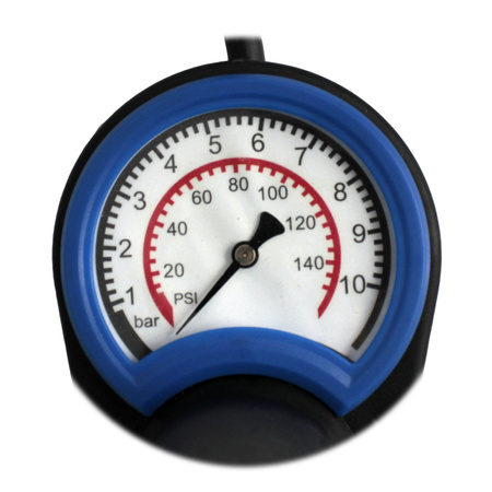 POMPKA ROWEROWA SAMOCHODOWA NOŻNA Z MANOMETREM