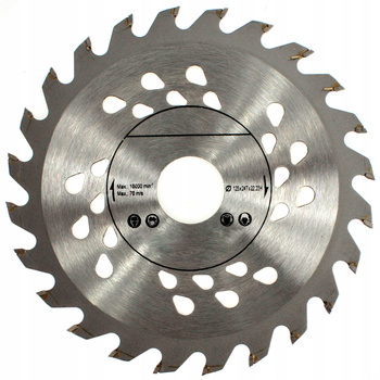 TARCZA PIŁA DO DREWNA WIDIA I-C 125/22,2 T24