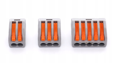 ZESTAW SZYBKOZŁĄCZKA NA DRUT LINĘ LINKA 60 SZTUK