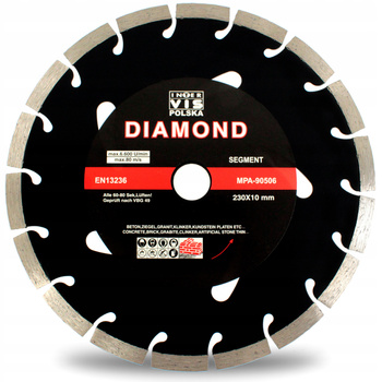 TARCZA DIAMENTOWA SEGMENT BETONU KOSTKI 230 mm /02