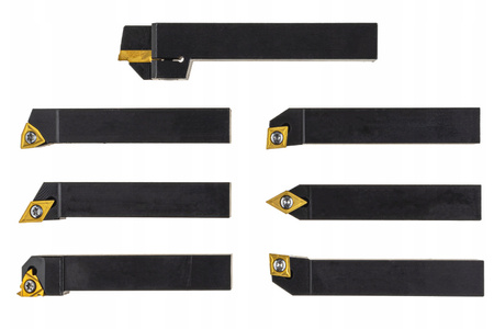 ZESTAW NOŻY TOKARKISCH SKŁADANYCH NÓŻ TOKARSKI 16x16 mm 28 el. FT028016