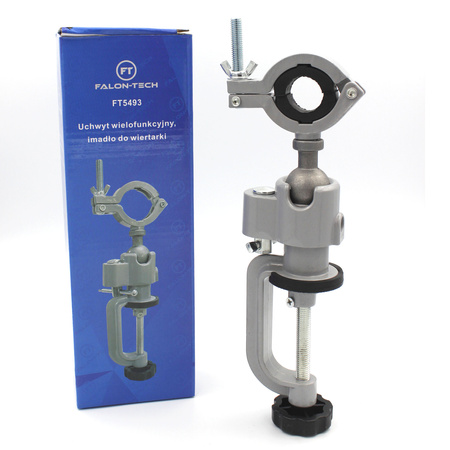 UCHWYT STATYW DO WIERTARKI SZLIFIERKI STOJAK STOŁOWY KĄTOWY OBROTOWY 360°