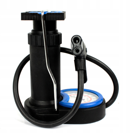 POMPKA ROWEROWA SAMOCHODOWA NOŻNA Z MANOMETREM