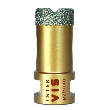 Otwornica diamentowa do ceramiki, kamienia, gresu, glazury 25 mm M14