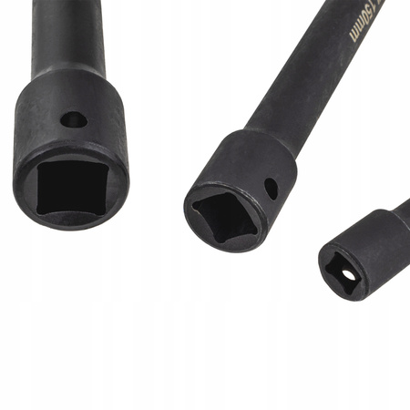 ZESTAW PRZEDŁUŻEK UDAROWYCH 1/4 3/8 1/2 UDAR KLUCZY NASADKI 9 EL