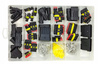 ZŁĄCZA ELEKTRYCZNE Superseal HERMETYCZNE WTYCZKI 1-6 PIN ZESTAW 424szt.
