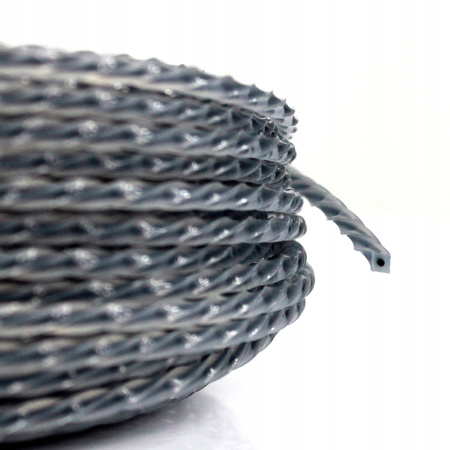 ŻYŁKA TNĄCA DO KOSY KWADRAT 2.4mm 50m SKRĘCANA