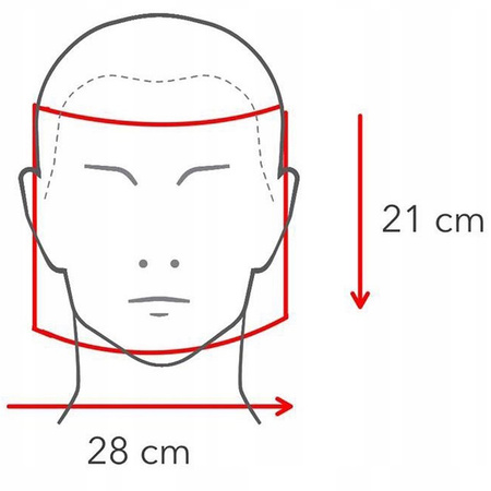 PRZYŁBICA OCHRONNA NA TWARZ OSŁONA TWARZY MASKA