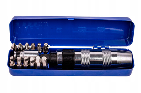 ŚRUBOKRĘT WYKRĘTAK DO POBIJANIA UDAROWY + 13 BITÓW