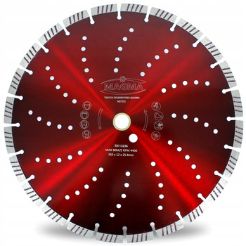 TARCZA DIAMENTOWA 350/25,4 T12 GRANIT ŻELBET BETON