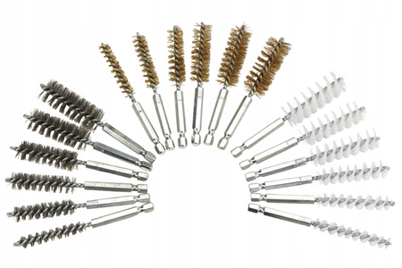 ZESTAW SZCZOTEK DO CZYSZCZENIA GNIAZD WTRYSKIWACZY