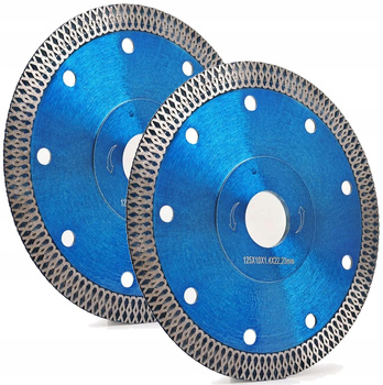 2x TARCZE DIAMENTOWE CIĘCIE GRESU PŁYTEK SPIEKU CERAMIKI 125MM JAKOŚĆ PRO