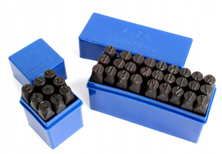 NUMERATORY WYBIJAKI ZNACZNIKI LITERY CYFRY STEMPLE DO STAL 10MM