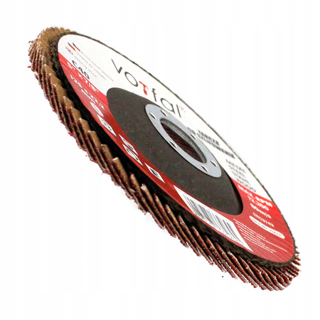 TARCZA LISTKOWA LAMELKA CERAMICZNA DO SZLIFOWANIA DREWNA METALU 125 mm C60