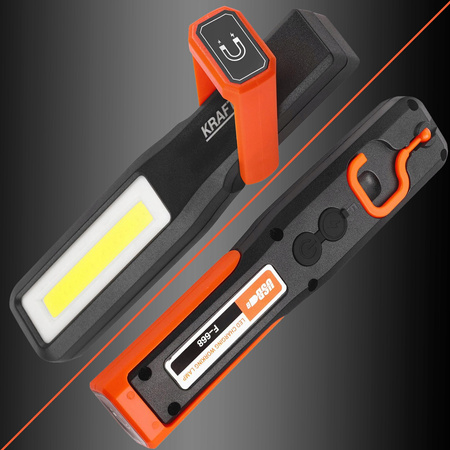 Latarka warsztatowa Lampka LED USB-C Akumulator Magnes Haczyk