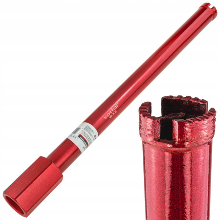 WIERTŁO KORONOWE DIAMENTOWE DO BETONU 32 x 450mm WIERTNICA OTWORNICA