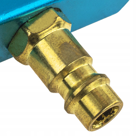 ROZDZIELACZ ROZGAŁĘŹNIK PNEUMATYCZNY KOMPRESORA 2-DROŻNY SZYBKOZŁĄCZKA 1/4