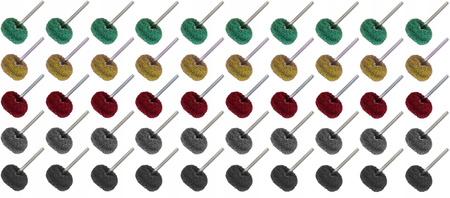SZCZOTKI POLERSKIE SZCZOTKA DO MINI SZLIFIERKI TYPU DREMEL 20 MM 50 EL.