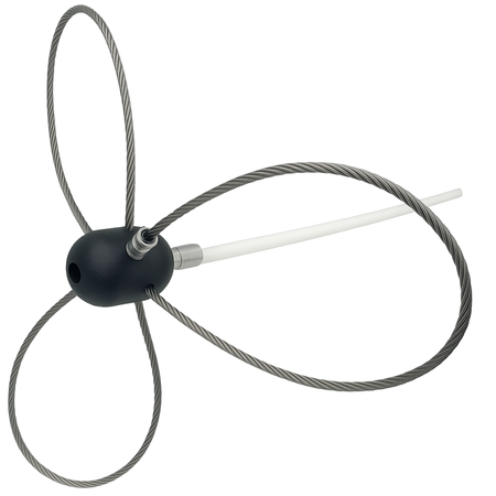 ZESTAW SZCZOTKA DO CZYSZCZENIA KOMINA OD DOŁU NA WIERTARKĘ 10m TURBO ORKAN